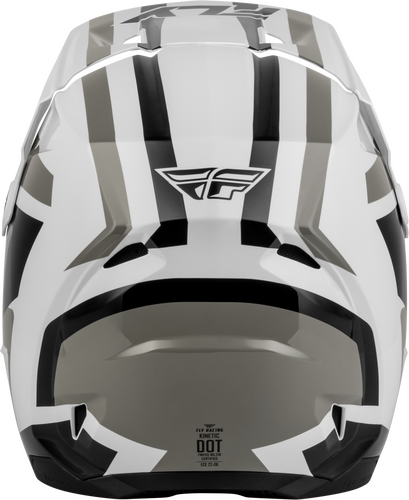 FLY Racing Kinetic Sync Helmet (2027) - White / Black / Grey - View 24