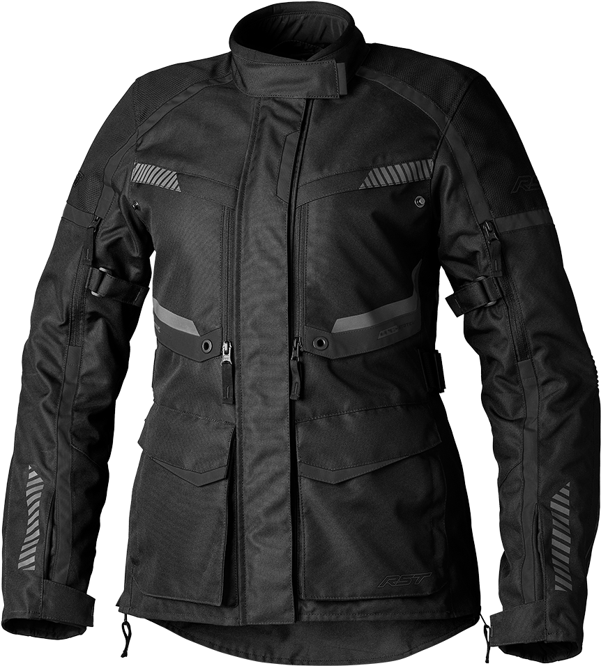 RST Women's Maverick EVO CE Jacket - Black / Black - View 1