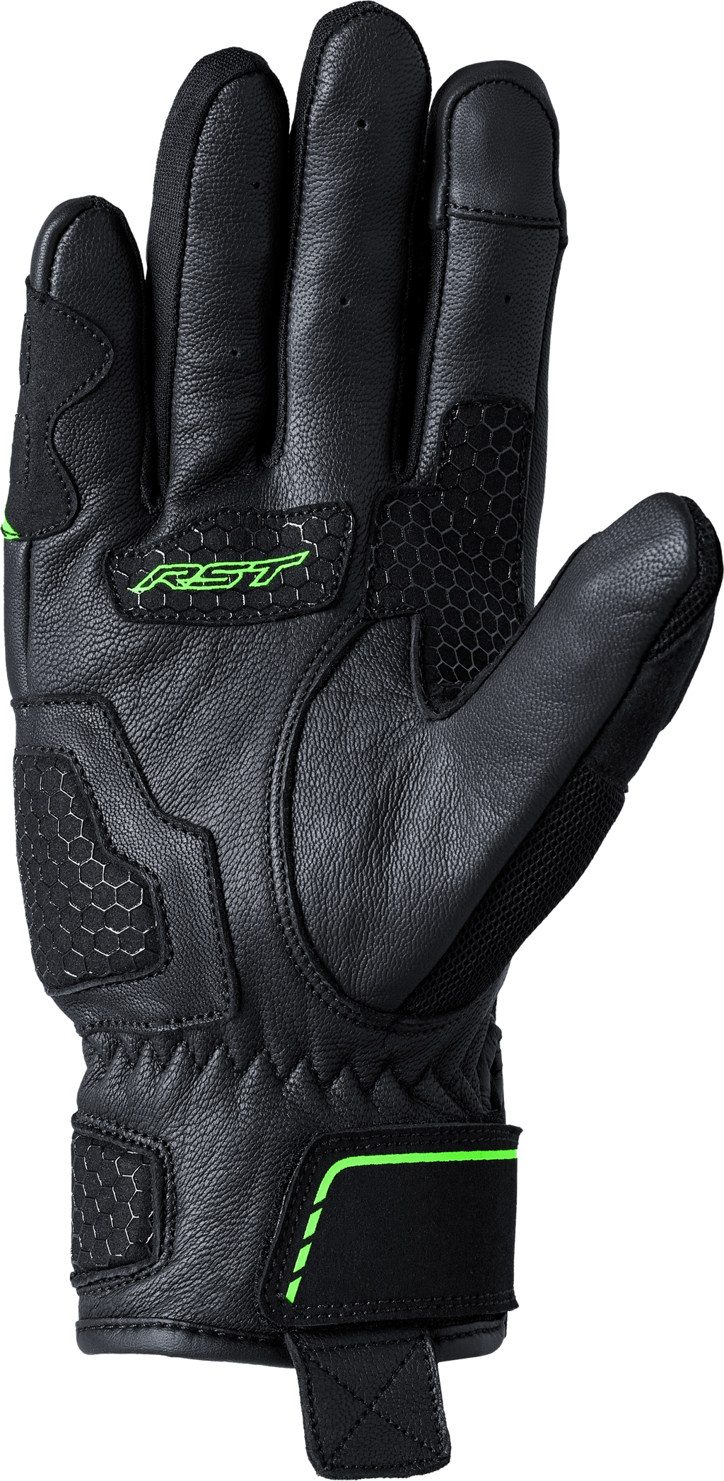 RST S-1 Mesh CE Men's Gloves - Black / Neon Green - View 6