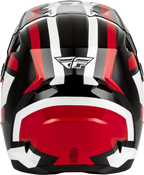 FLY Racing Kinetic Sync Helmet (2027) - Black / Red / White - View 5