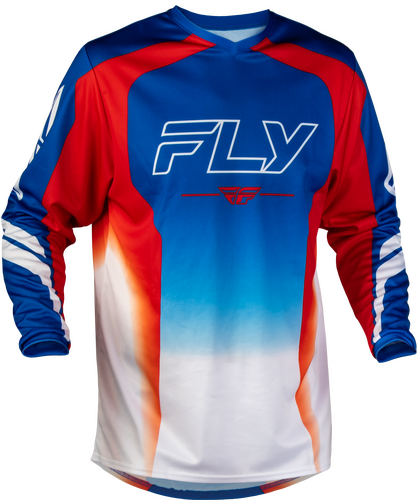 FLY Racing F-16 Raze Jersey (2027) - Red / White / Blue - View 19