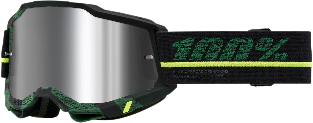 100% Accuri 2 Goggle - Overlord - Silver Mirror Lens - 2601-3103