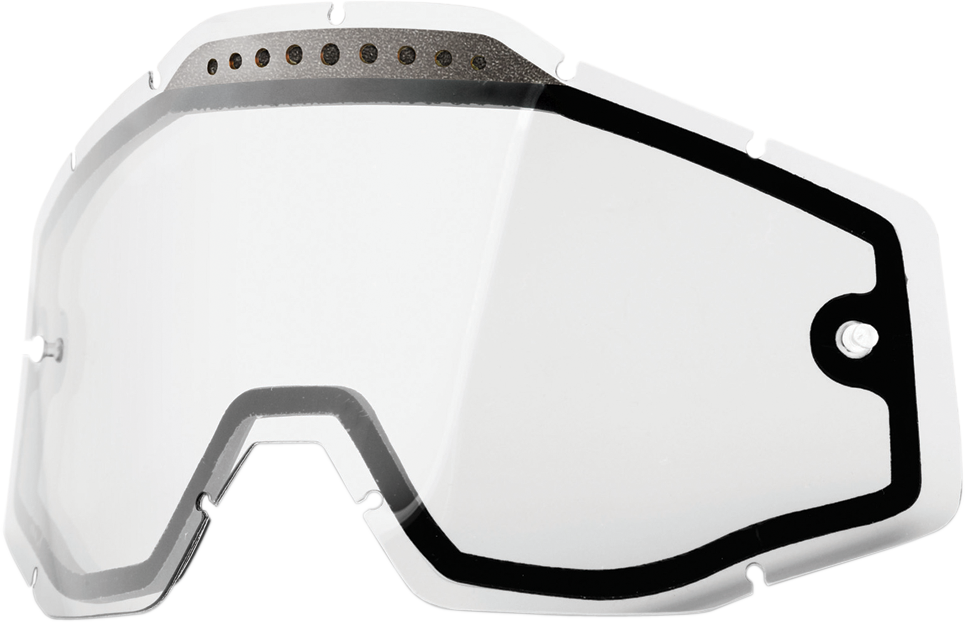 100% Accuri/Racecraft/Strata Goggle Dual Pane Lens — Vented