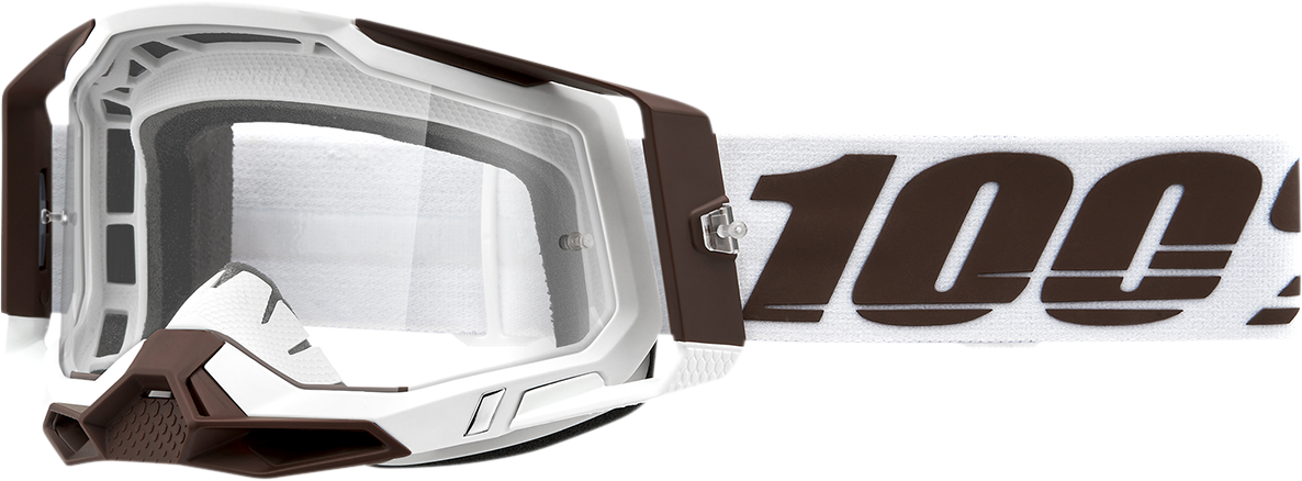 100% Racecraft 2 Goggle - Snowbird - Clear Lens - 2601-3075