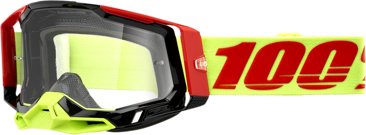 100% Racecraft 2 Goggle - Wiz - Clear Lens - 2601-3074