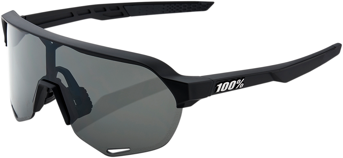 100% S2 Performance Sunglasses - S2 Sunglasses / Soft Tact Black / Smoke Lens 2610-1310
