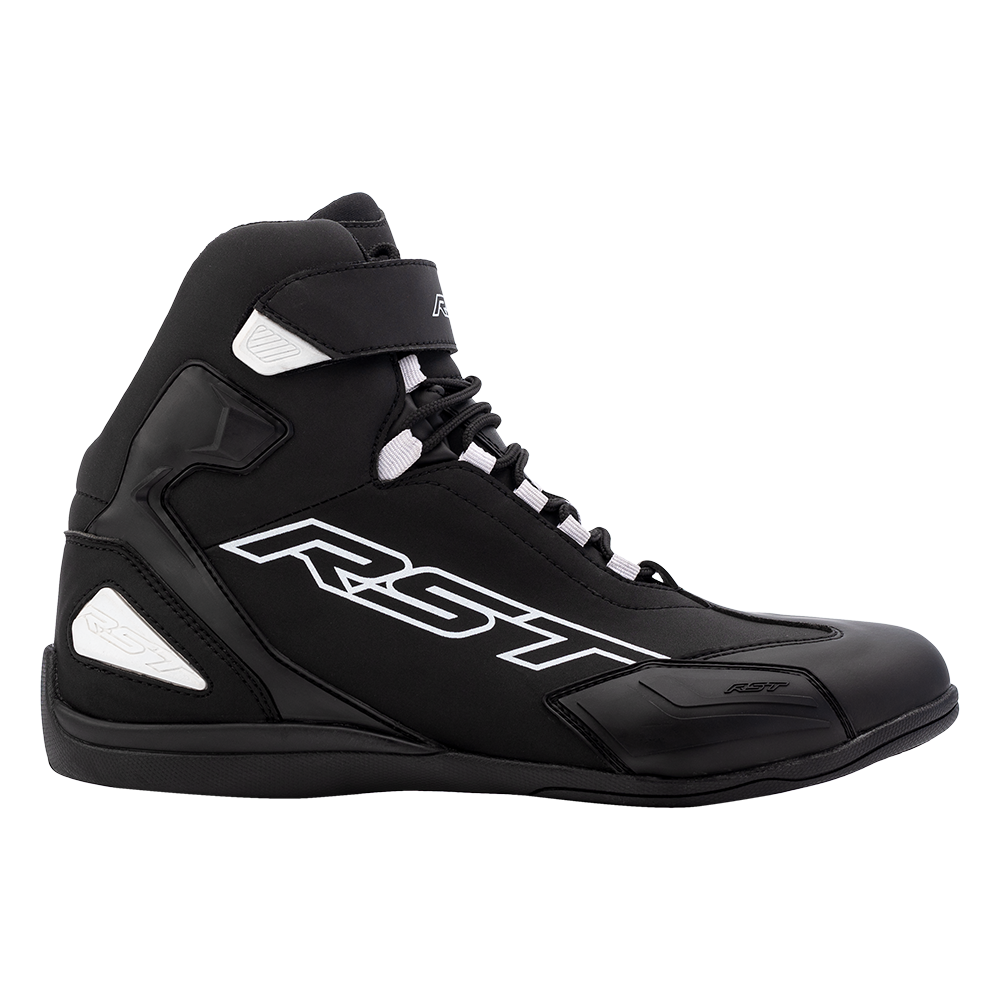 RST Sabre Moto Shoe Men's CE Boot - Black / Black / White - View 2