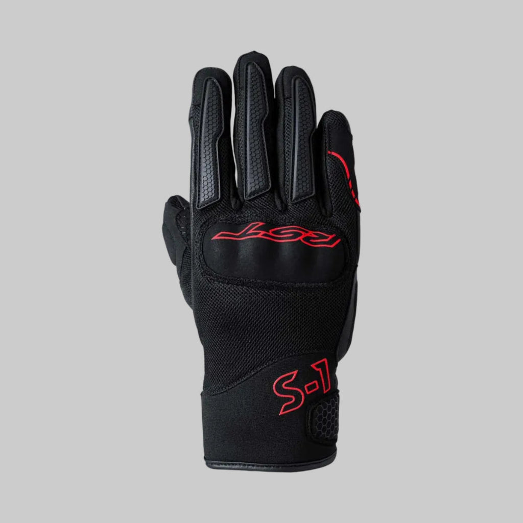 RST S-1 Mesh CE Men's Gloves - Black / Red - View 15