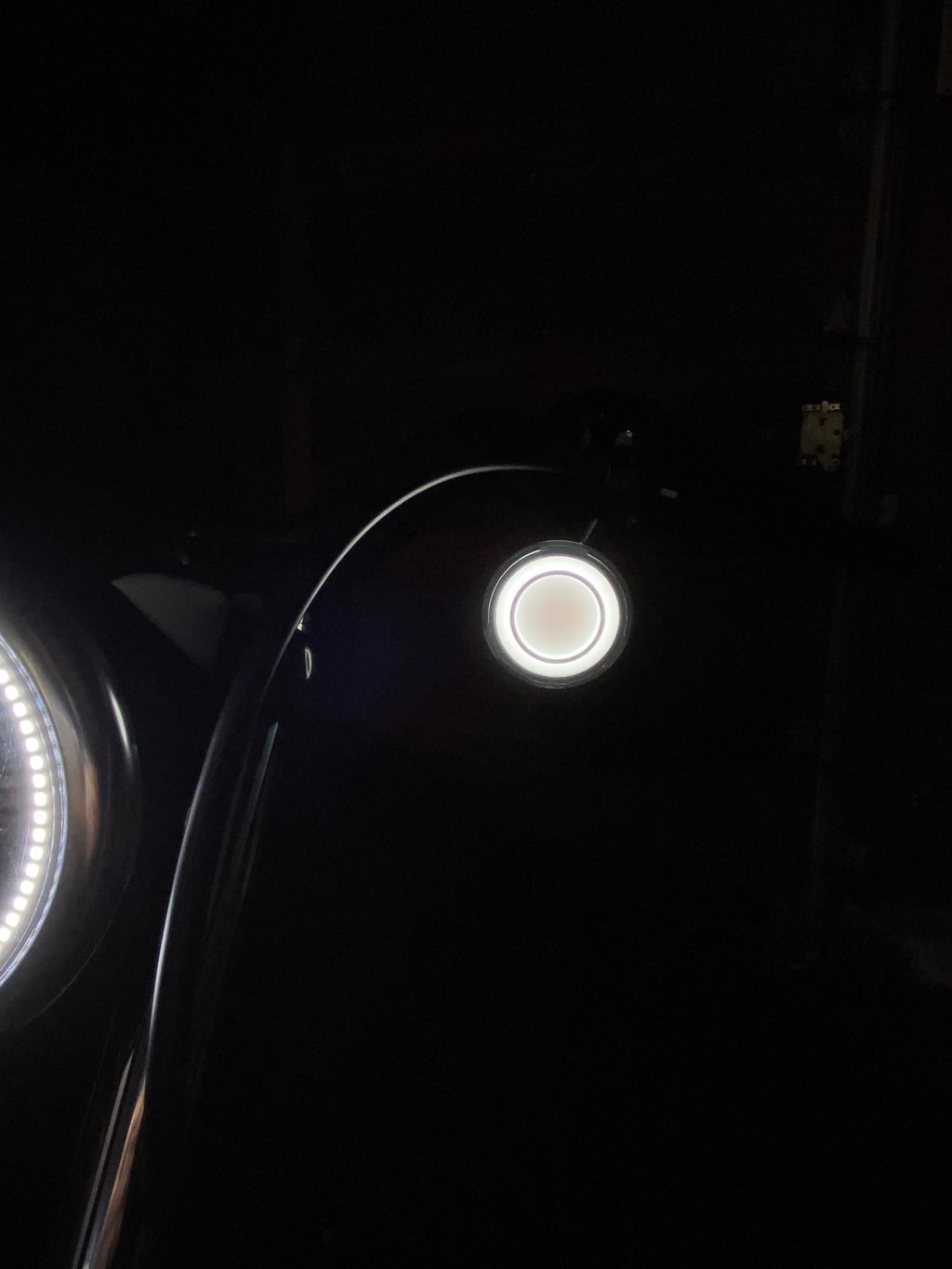 Eagle Lights HALOS 2" Front and Rear LED Turn Signals for Harley-Davidson® Motorcycles - Front (1157) / Rear (1156)