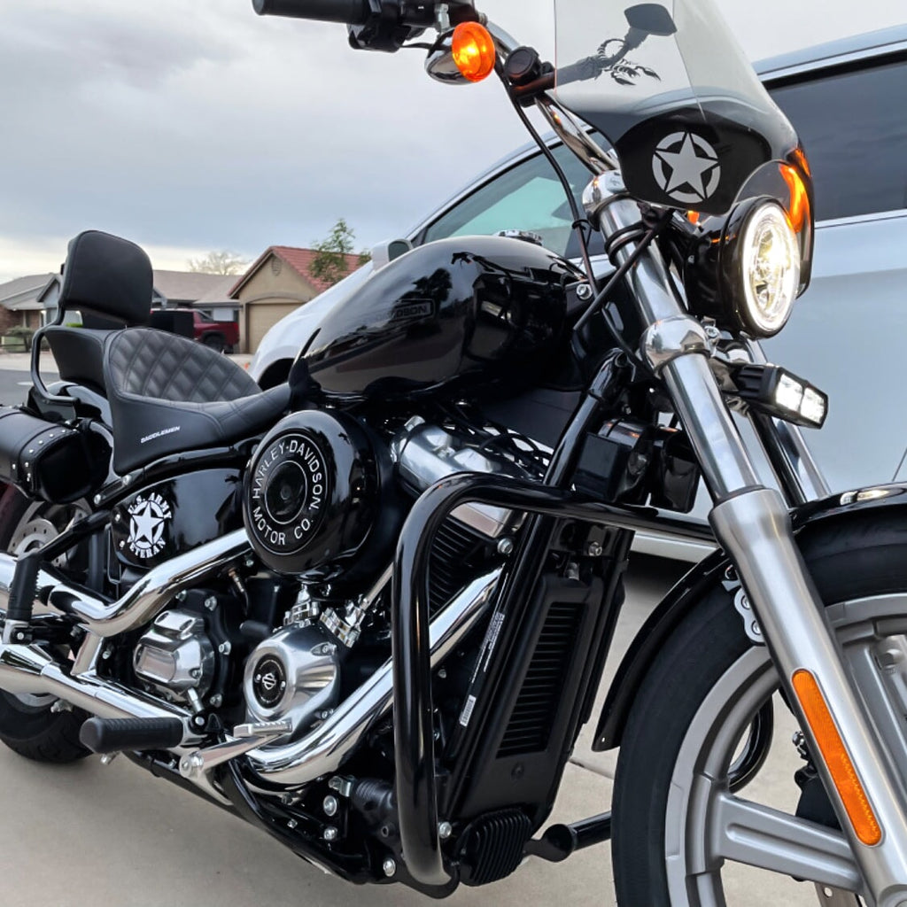 Eagle Lights 6" Generation II LED Projection Light Bar for Harley-Davidson® Softail and Dyna Models - 2500Lm