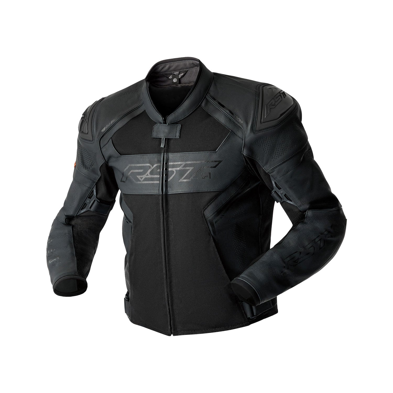 RST S-1 Mesh CE Men's Leather Jacket - Black - View 10