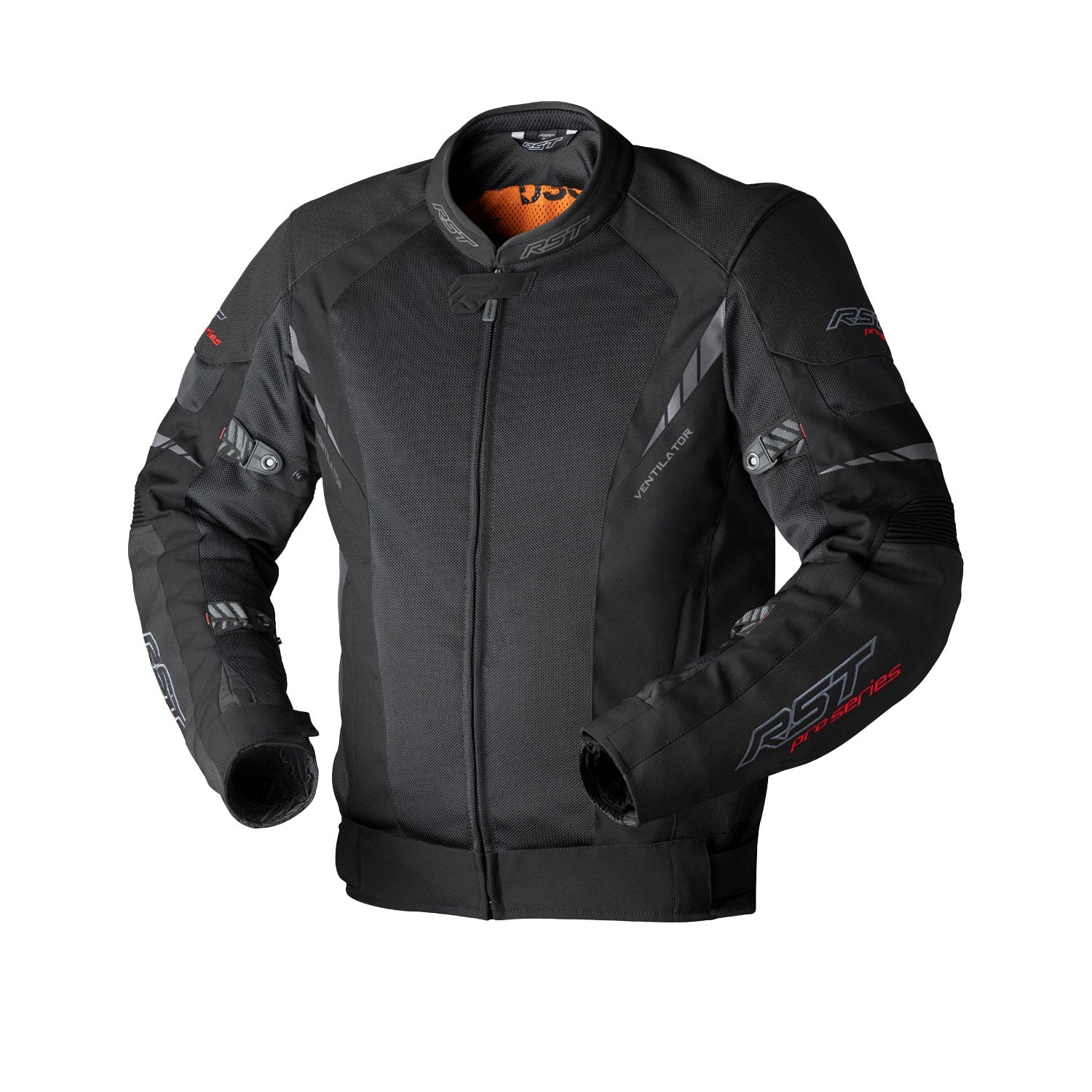 RST Ventilator XT CE Men's Textile Jacket - Black - View 3