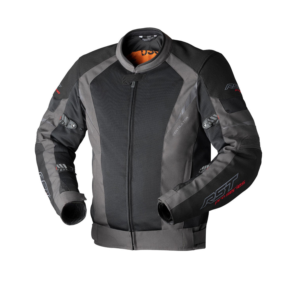 RST Ventilator XT CE Men's Textile Jacket - Black - View 4