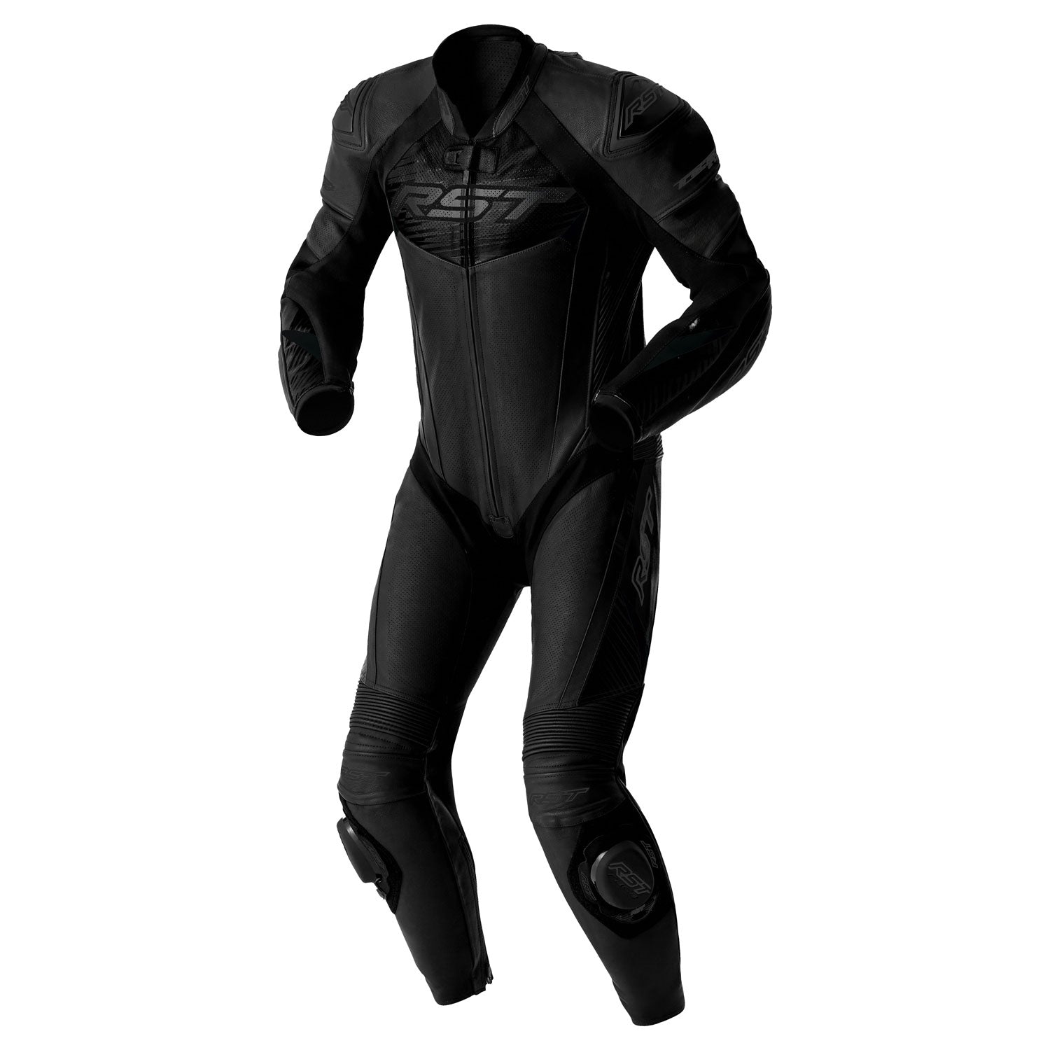 RST Tractech EVO D3O Leather Suit - Black - View 3