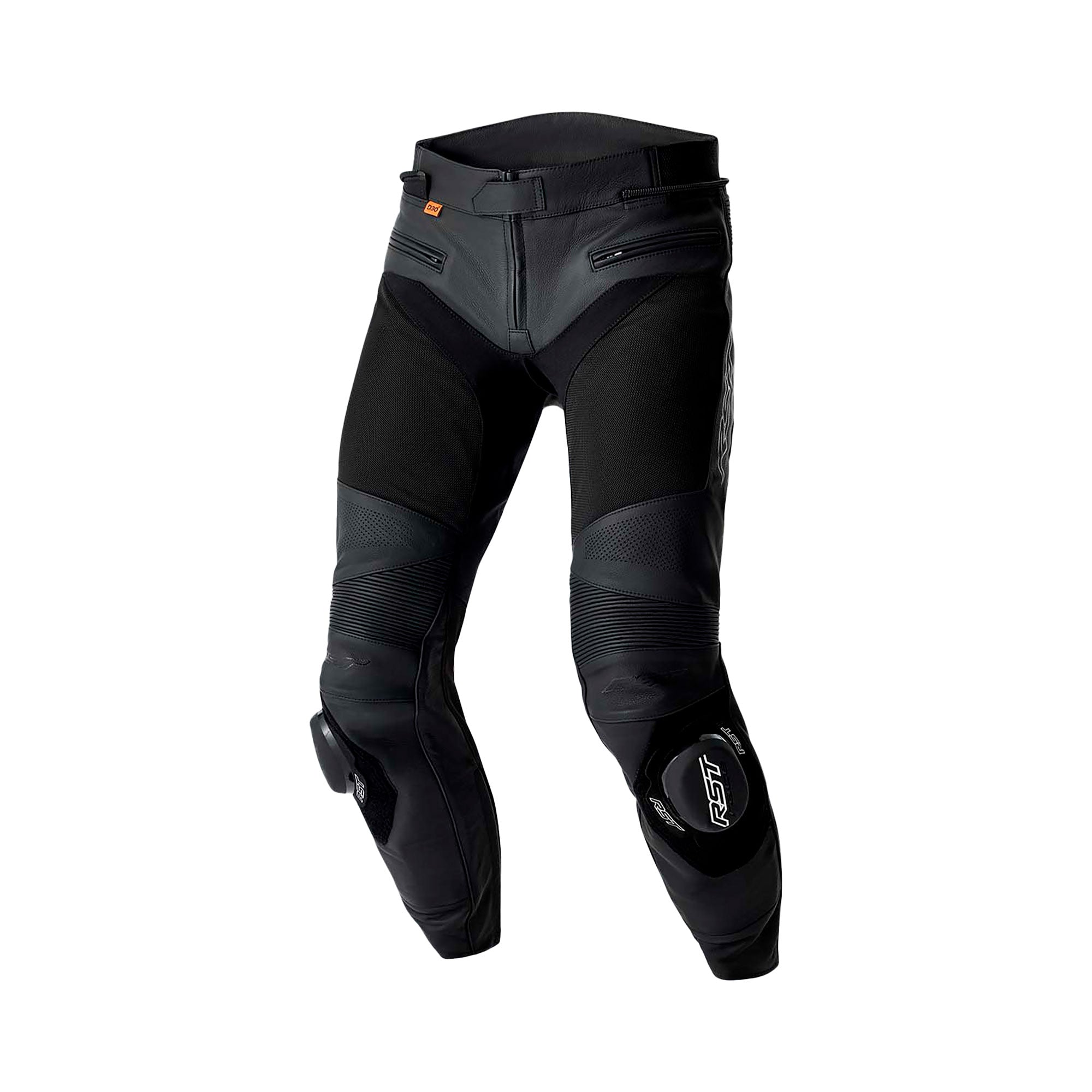 RST S-1 Mesh CE Men's Leather Pants - Black - View 4