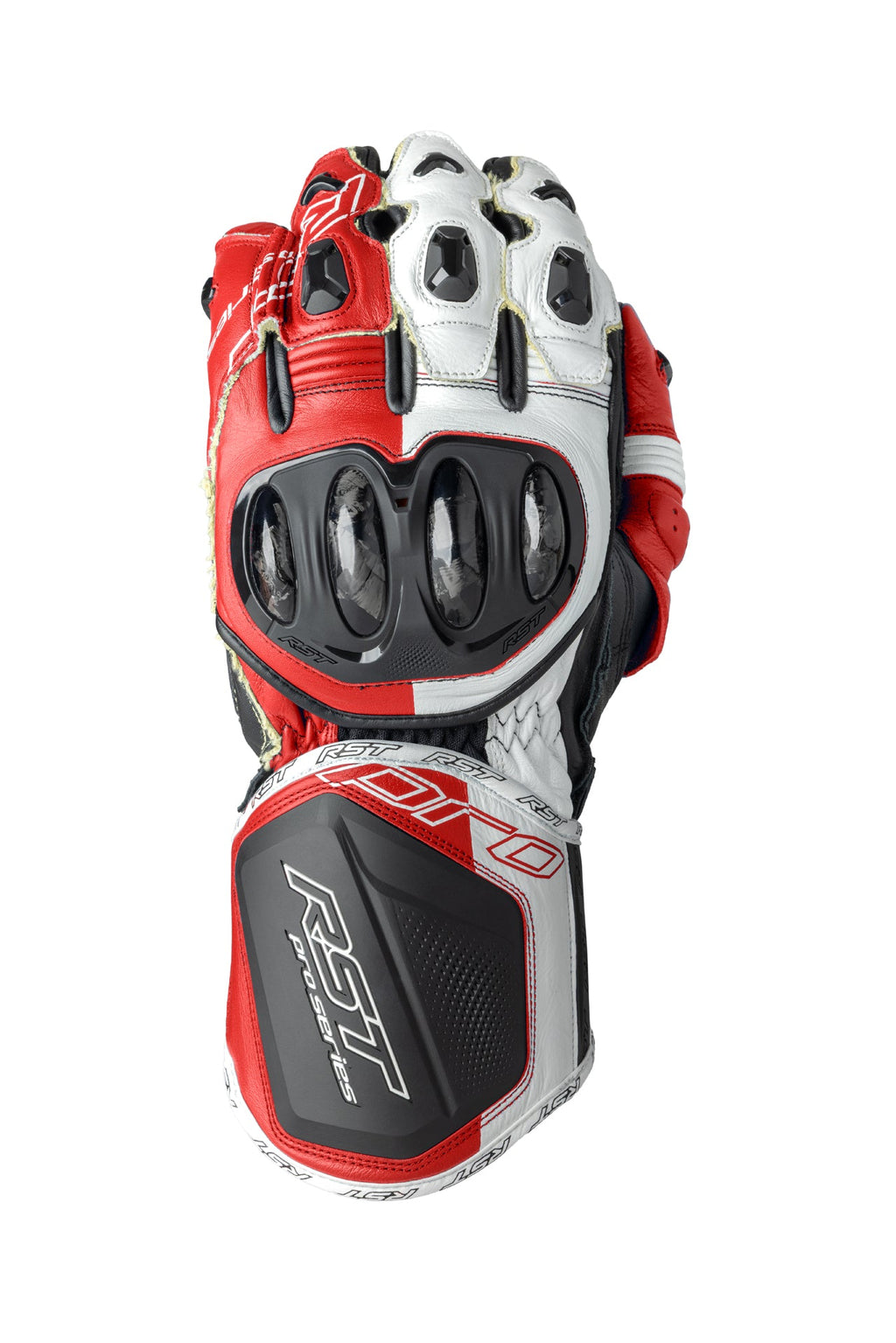 RST Pro Series GP D3O Gloves - Black / Fluorescent Red - View 7