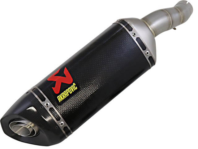 AKRAPOVIC Carbon Fiber Slip-On Line Muffler S-Y2SO16-HAPC/1 - Yamaha MT-03 2016-2021; Yamaha R3 2015-2021; Yamaha YZF-R25 2014-2021