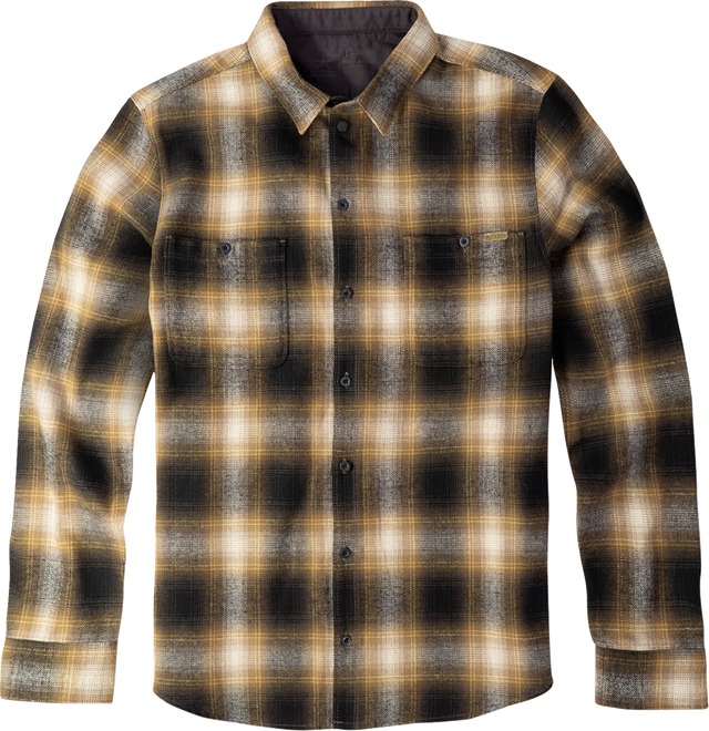 American Biker Mr Piston Flannel Shirt - Brown / Small 3040-3505