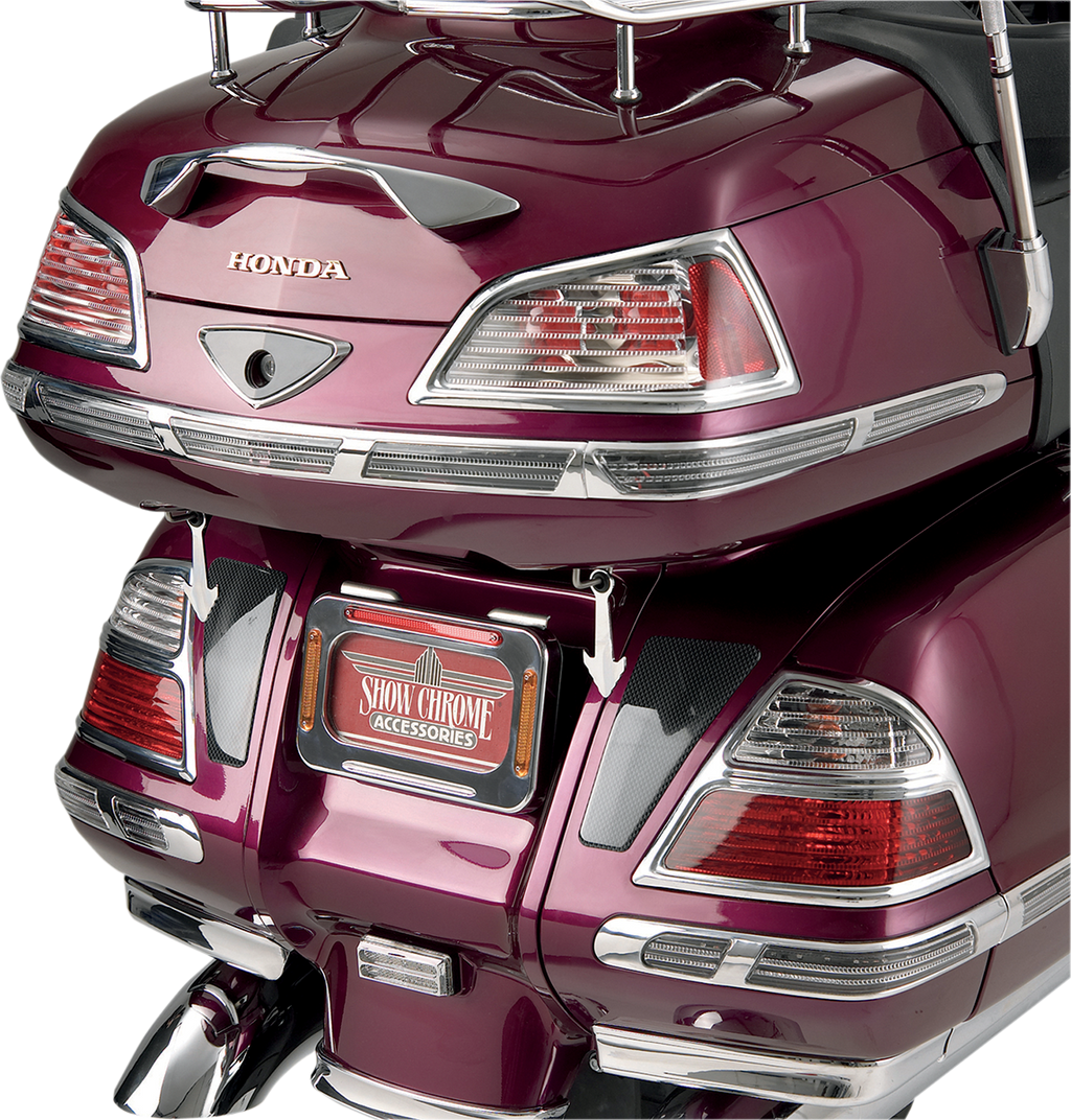 SHOW CHROME LED Trunk and Saddlebag Molding Insert Kit
