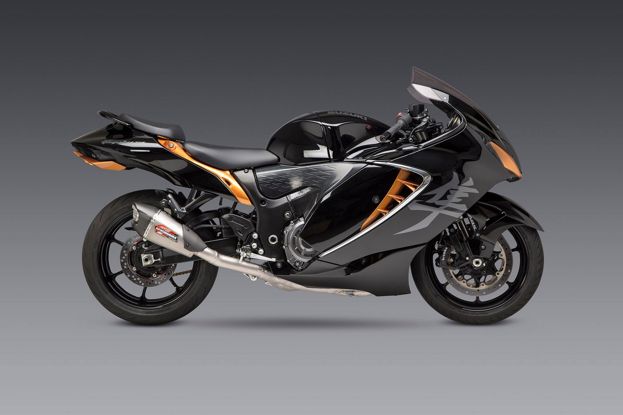 Yoshimura Hayabusa 2022-26 Race AT2 Stainless Full Exhaust, w/ Stainless Muffler
