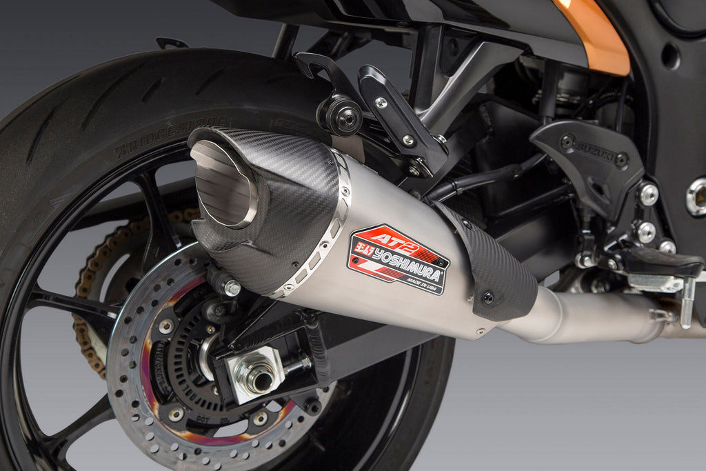 Yoshimura Hayabusa 2022-26 Race AT2 Stainless Full Exhaust, w/ Stainless Muffler