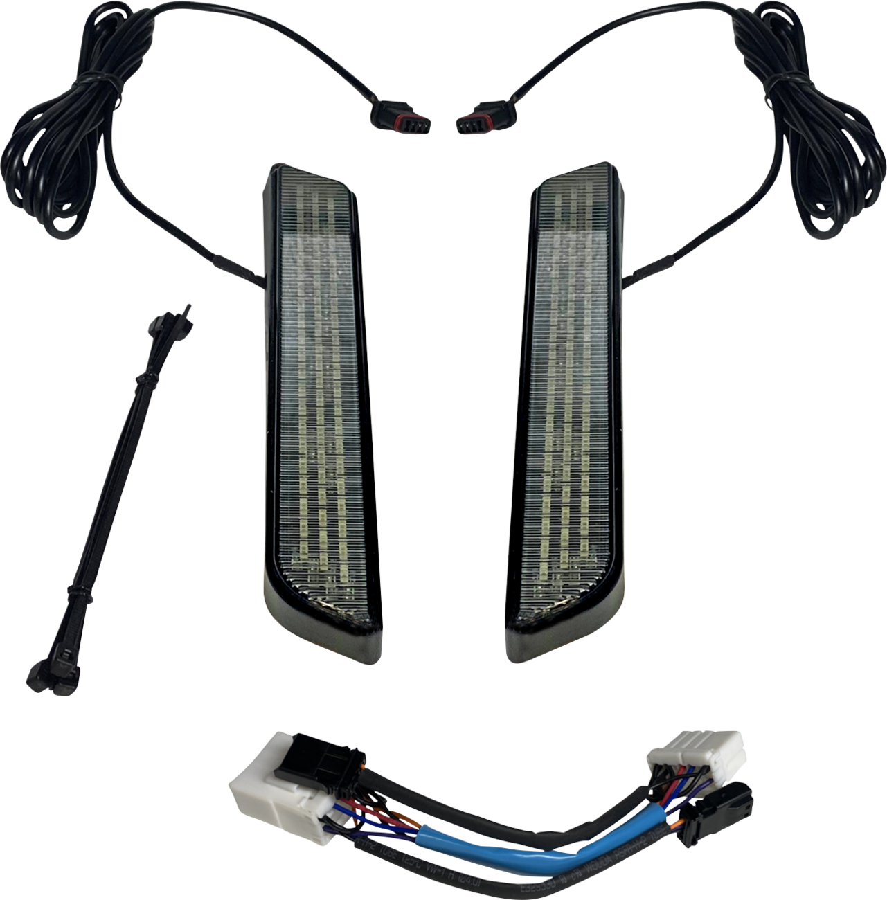 CUSTOM DYNAMICS LED Fork Light - Smoke / Black 2040-2653