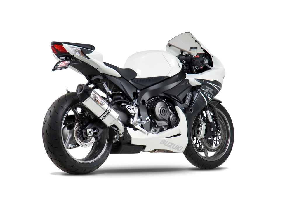 Yoshimura GSX-R600/750 11-26 R-77 Stainless Slip-On Exhaust, w/ Stainless Muffler