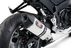 Yoshimura GSX-R600/750 11-26 R-77 Stainless Slip-On Exhaust, w/ Stainless Muffler