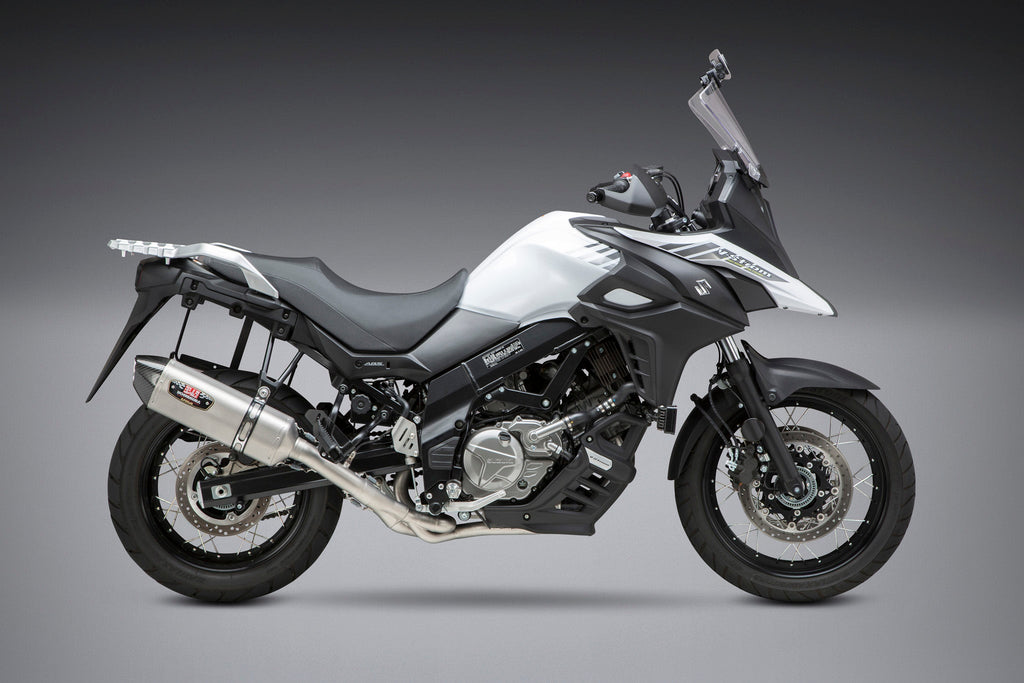 Yoshimura V-strom 650 17-25 Race R-77 Stainless 3/4 Exhaust, w/ Stainless Muffler