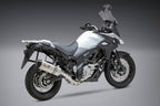Yoshimura V-strom 650 17-25 Race R-77 Stainless 3/4 Exhaust, w/ Stainless Muffler