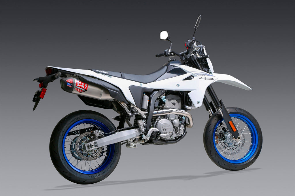 Yoshimura DR-Z4 S/SM 25-26 Race RS-12 Stainless Full Exhaust, w/ Stainless Muffler