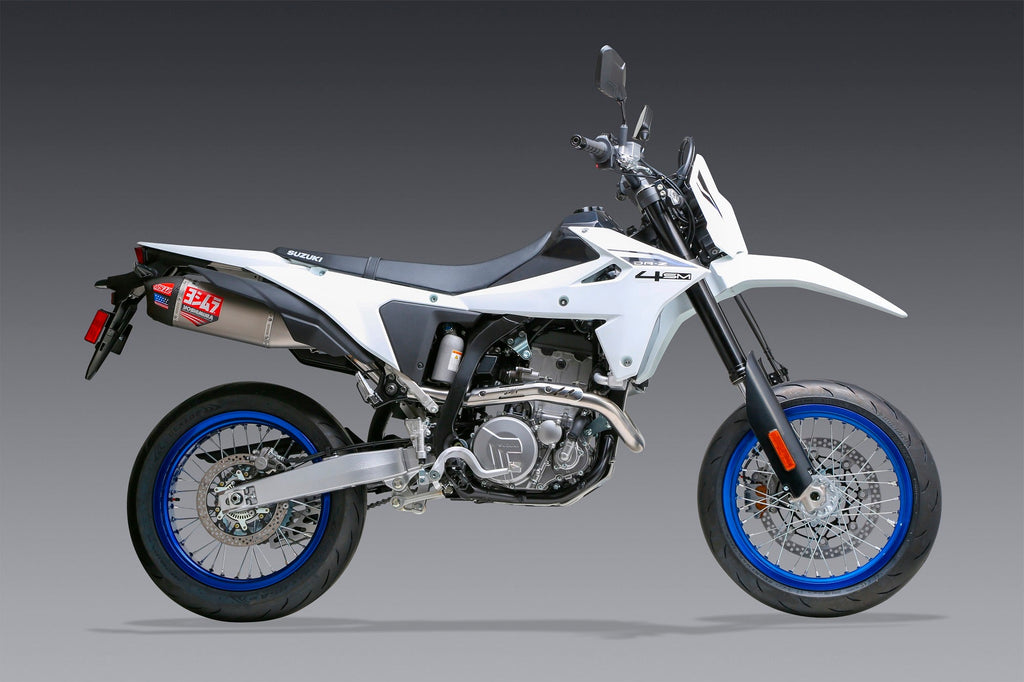 Yoshimura DR-Z4 S/SM 25-26 Race RS-12 Stainless Full Exhaust, w/ Stainless Muffler