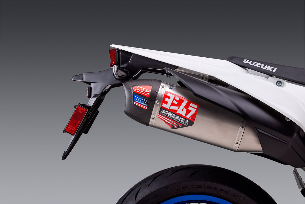 Yoshimura DR-Z4 S/SM 25-26 Race RS-12 Stainless Full Exhaust, w/ Stainless Muffler