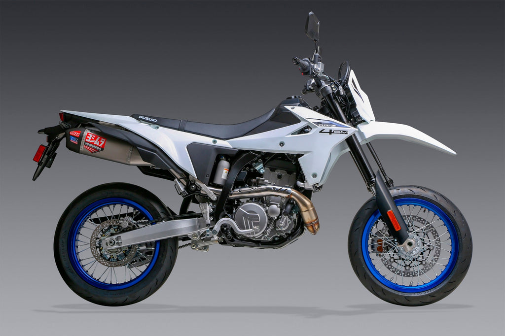 Yoshimura DR-Z4 S/sm 25-26 RS-12 Stainless Slip-On, w/ Stainless Muffler