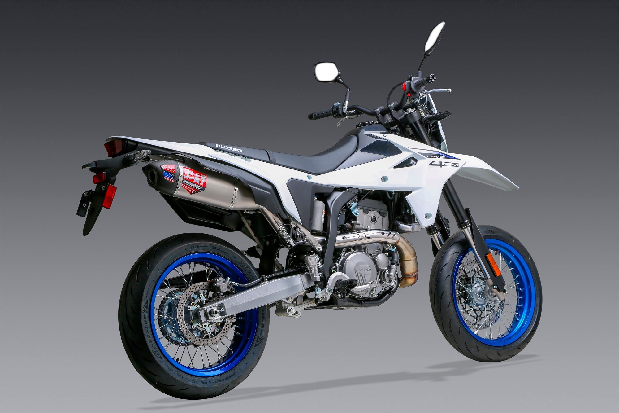 Yoshimura DR-Z4 S/sm 25-26 RS-12 Stainless Slip-On, w/ Stainless Muffler