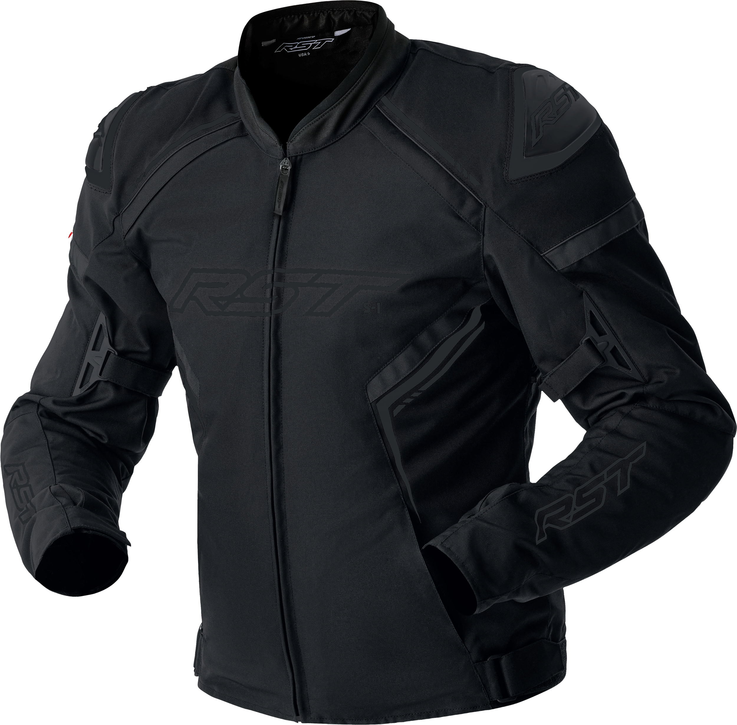 RST S-1 CE Women's Textile Jacket - Black - View 1
