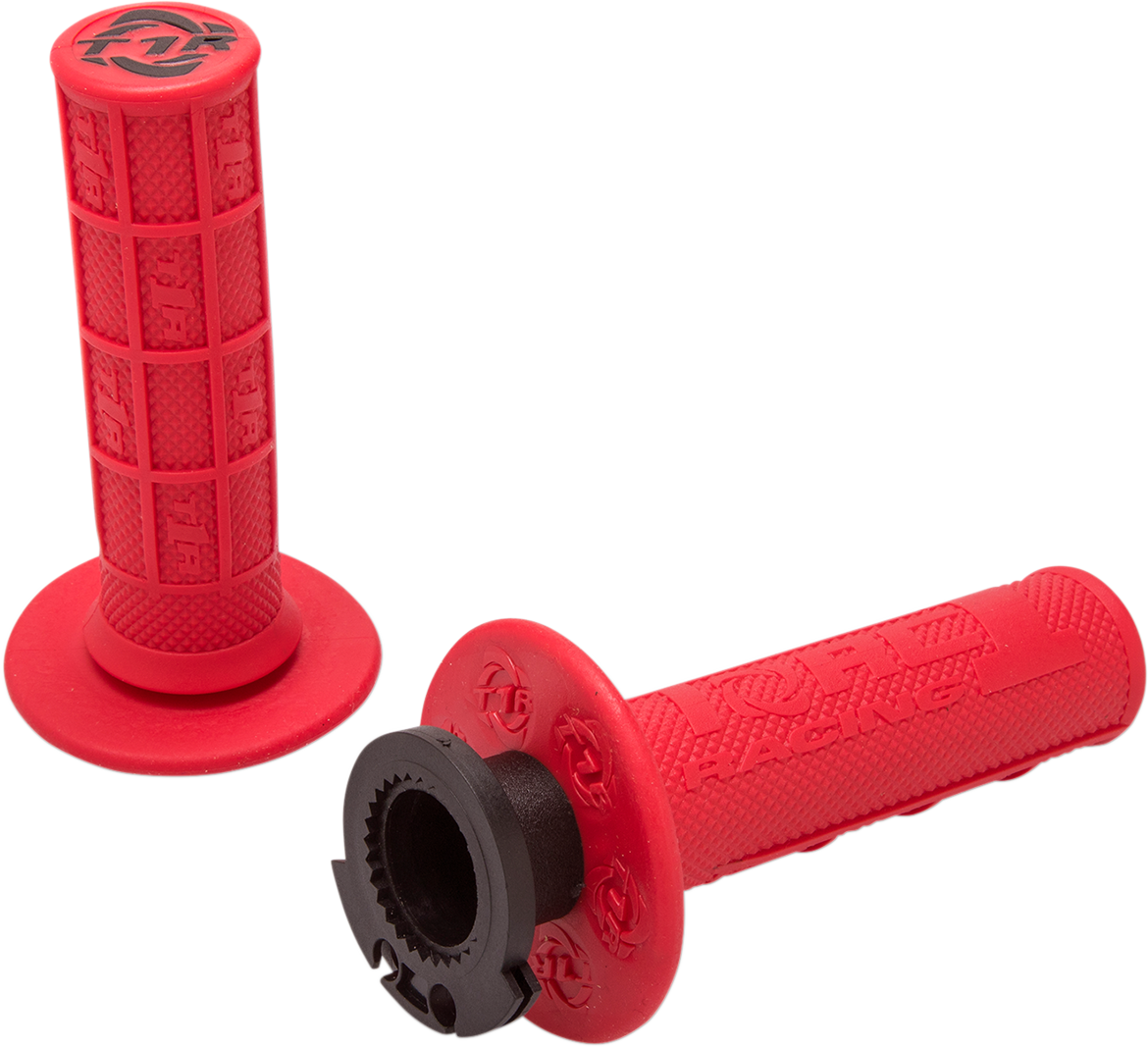 TORC1 Defy Lock-On Grips - 4-Stroke - Red 3750-0402