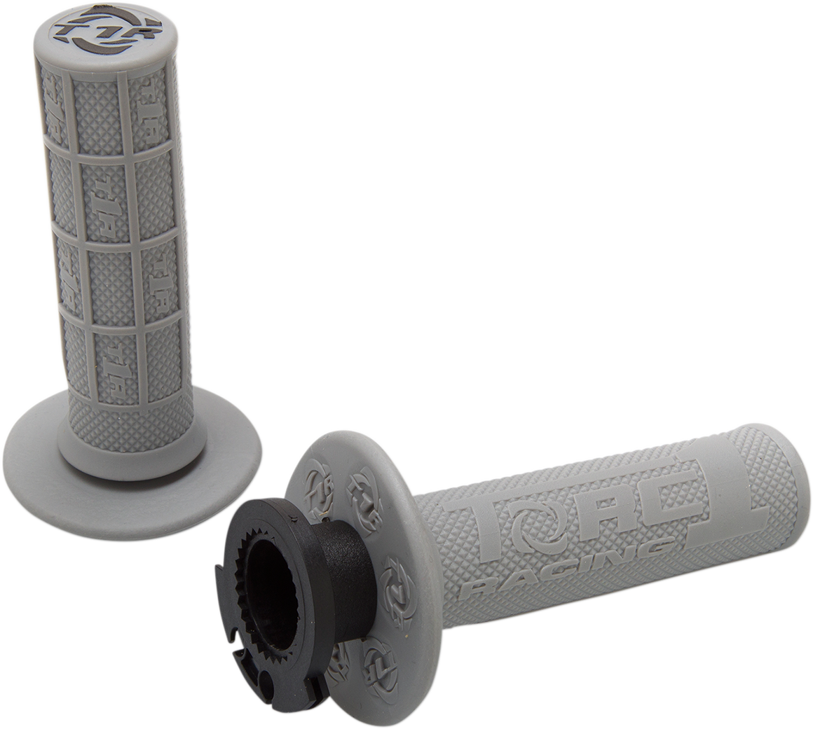 TORC1 Defy Lock-On Grips - 4-Stroke - Gray 3750-0702