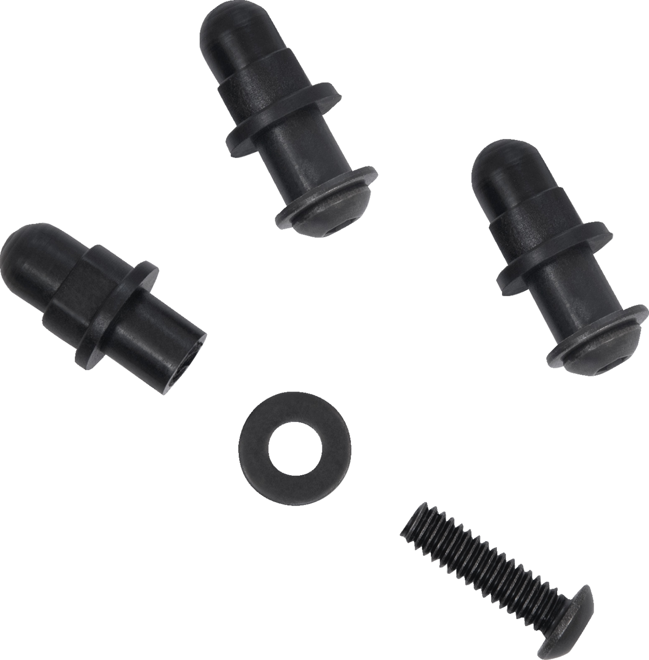 MEMPHIS SHADES Batwing Windshield Screw Set - Screw Set / Batwing / Black 2350-0621