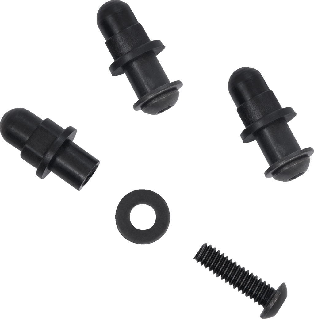 MEMPHIS SHADES Batwing Windshield Screw Set - Screw Set / Batwing / Black 2350-0621