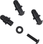 MEMPHIS SHADES Batwing Windshield Screw Set - Screw Set / Batwing / Black 2350-0621