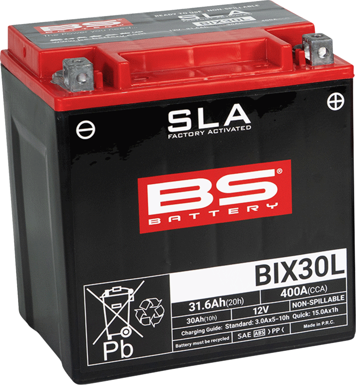 BS BATTERY SLA Factory- Activated AGM Maintenance-Free Battery