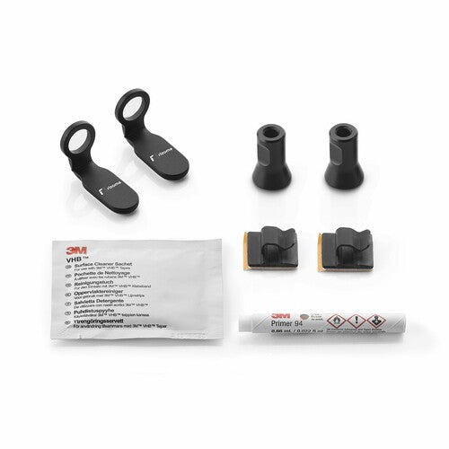 Rizoma Indicator Lights - Turn Signal Mounting Kit Light Unit Pair Black - FR444B