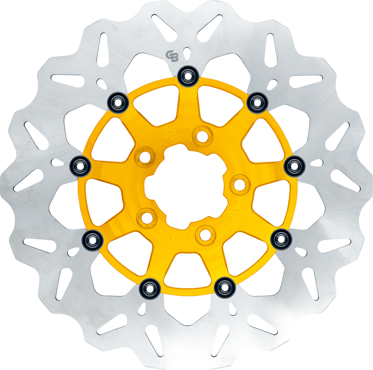 GBRAKES Wave® Brake Rotors - Brake Rotor / Rear / Gold 1710-4936