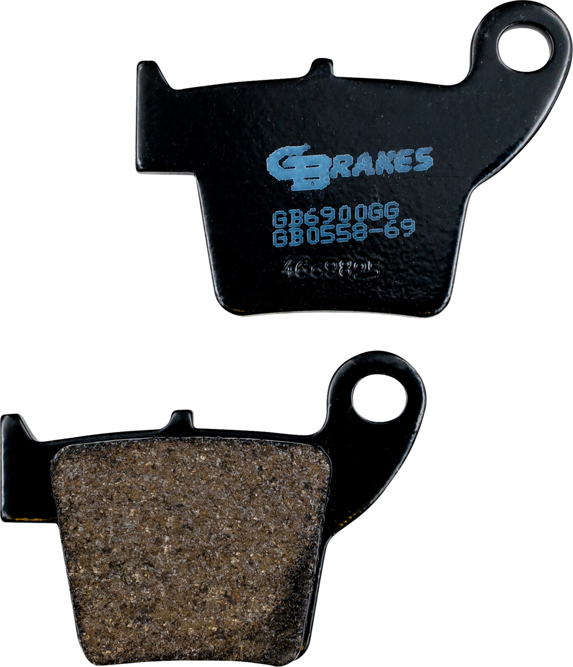 GBRAKES Semi Metallic Brake Pads - Brake Pads / Semi-Metallic/Ceramic / Rear 1721-3737