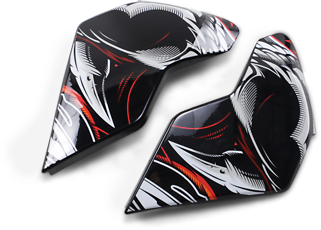 ICON Airflite™ Helmet Side Plates — Trumbull - Airflite™ Side Plates / Trumbull / Orange 0133-1224