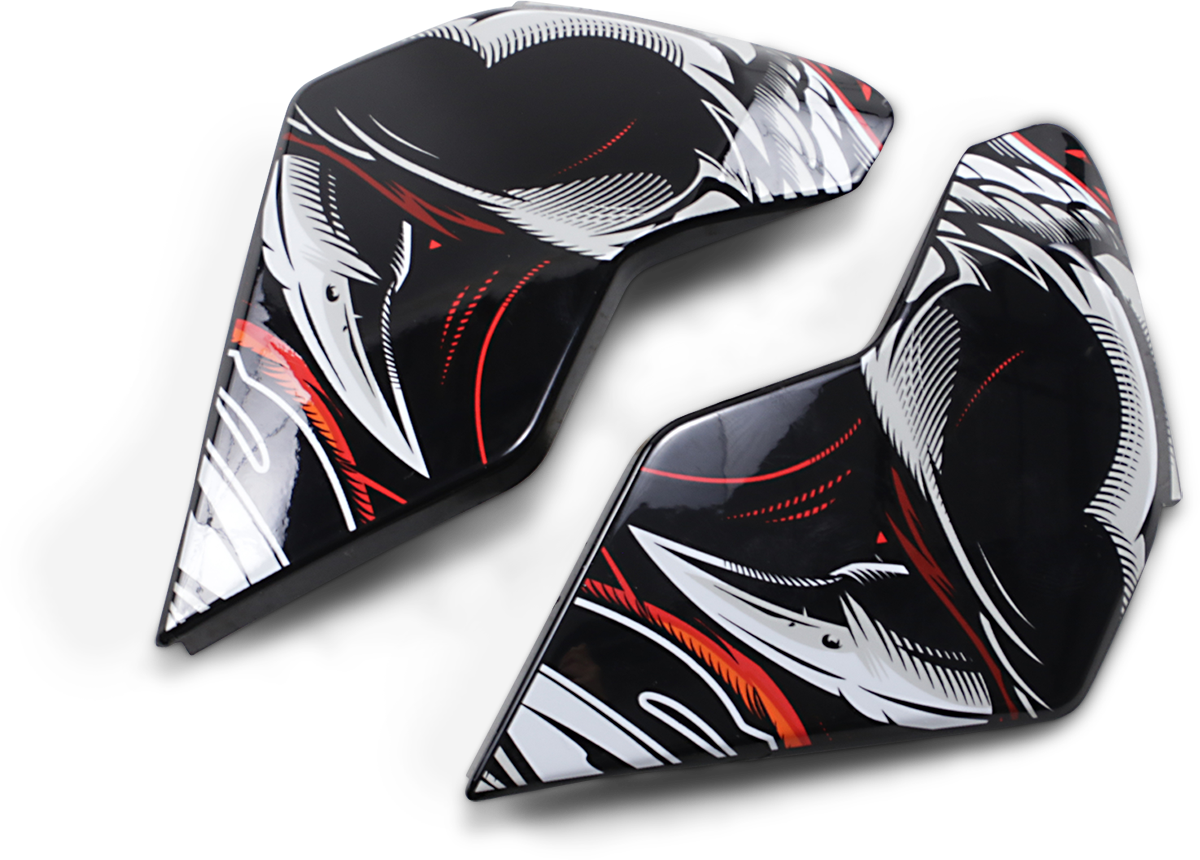 ICON Airflite™ Helmet Side Plates — Trumbull - Airflite™ Side Plates / Trumbull / Orange 0133-1224