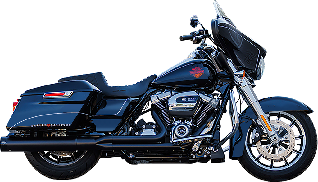 2-into-1 Sidewinder Exhaust System - 50-State - Black - M8 Touring