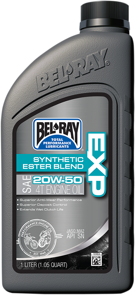 BEL-RAY EXP Synthetic Blend 4T Oil - 20W-50 / 1L 3601-0194