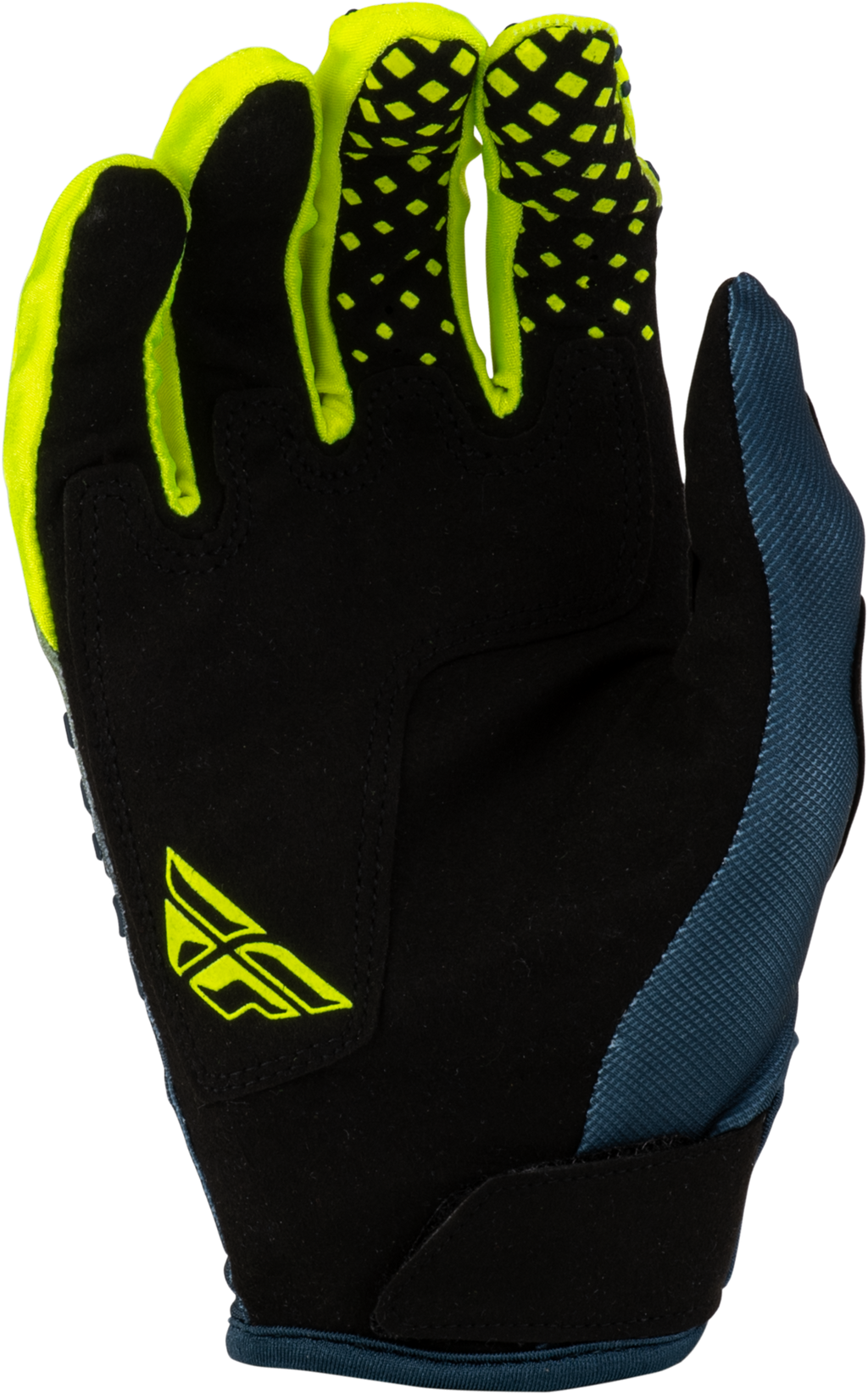 FLY Racing Kinetic Fade Gloves (2027) - Navy / Hi-Viz / White - View 14